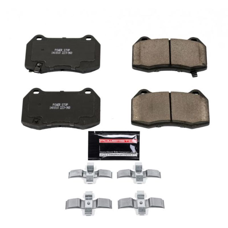 PSB Z23 Evolution Brake Pads - Power Stop 03-04 Infiniti G35 Front Z23 Evolution Sport Brake Pads w/Hardware