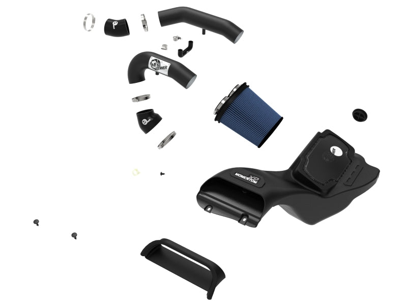 AFE Momentum XP Cold Air Intakes - aFe Momentum GT Pro 5R Cold Air Intake System 2021-2022 Ford F-150 Raptor V6-3.5L (tt)