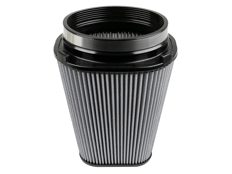 AFE Universal Pro Dry S Filter - aFe MagnumFLOW Pro Dry S Air Filter (7.5x5.5in) F x (9x7in) B x (5.75x3.75in) T (Carbon) x 10in H