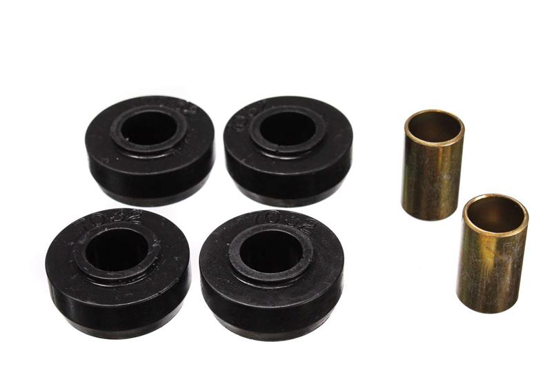 ES Strut Bushings - Black - Energy Suspension 62-67 Chevy Nova Black Front Strut Rod Bushing Set