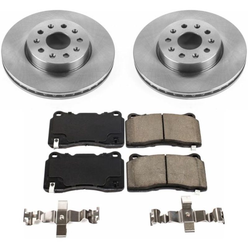 PSB Autospecialty Kit - Power Stop 16-18 Cadillac CT6 Front Autospecialty Brake Kit