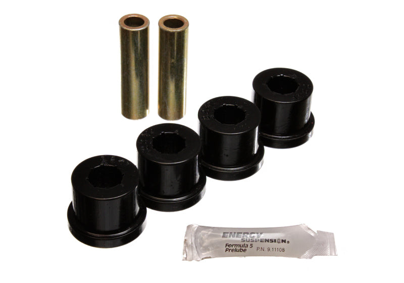 ES Cntrl Arm Bushings - Black - Energy Suspension 86-91 Mazda RX7 Black Rear Control Arm Bushing Set