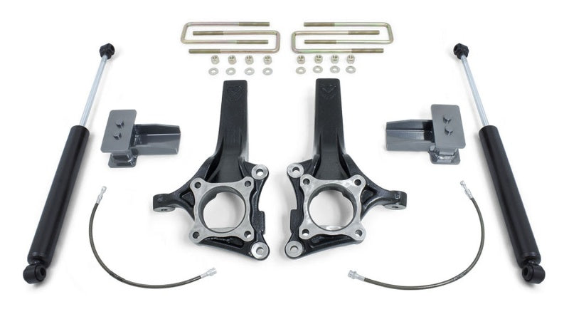 MXT Lift Spindles - MaxTrac 09-14 Ford F-150 2WD 4in/2in MaxPro Spindle Lift Kit w/MaxTrac Shocks