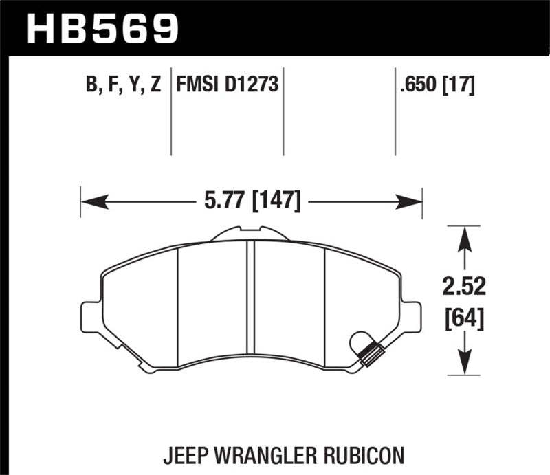 HAWK Ceramic Brake Pad Sets - Hawk Performance Ceramic Street Brake Pads