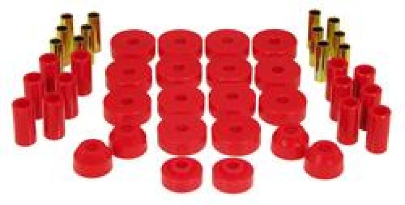 PRO Total Kits - Red - Prothane 55-75 Jeep CJ5/7 Total Kit - Red