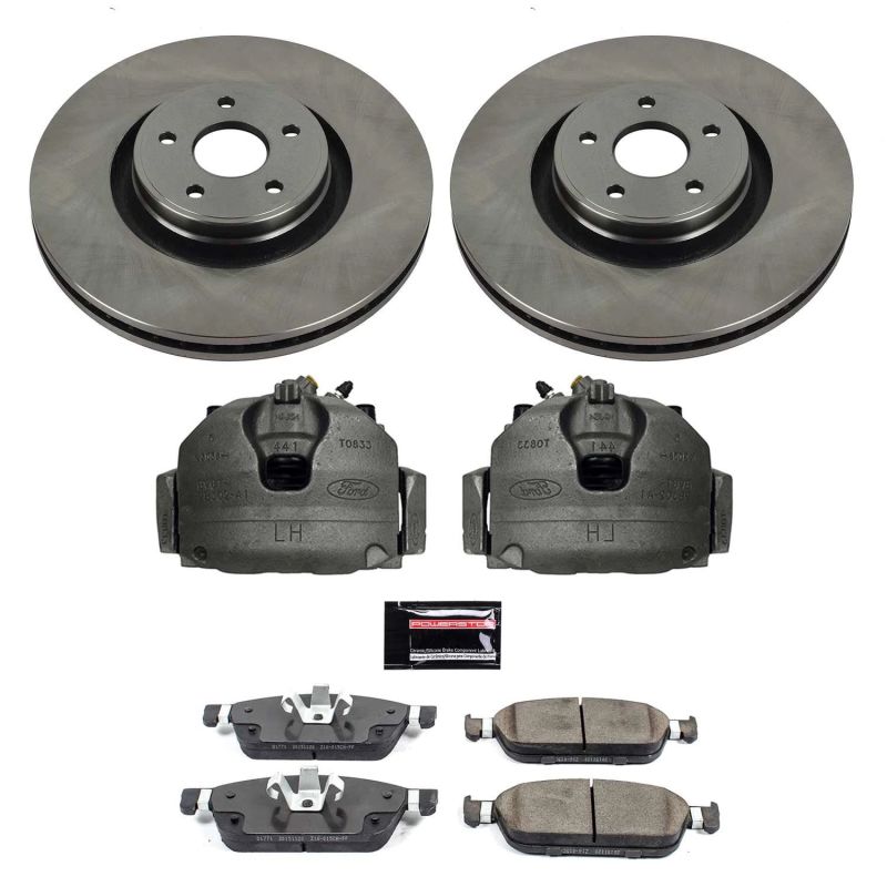 PSB Autospecialty Caliper - Power Stop 15-19 Lincoln MKC Front Autospecialty Kit w/Cals