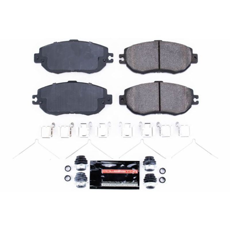 PSB Z23 Evolution Brake Pads - Power Stop 93-94 Lexus LS400 Front Z23 Evolution Sport Brake Pads w/Hardware
