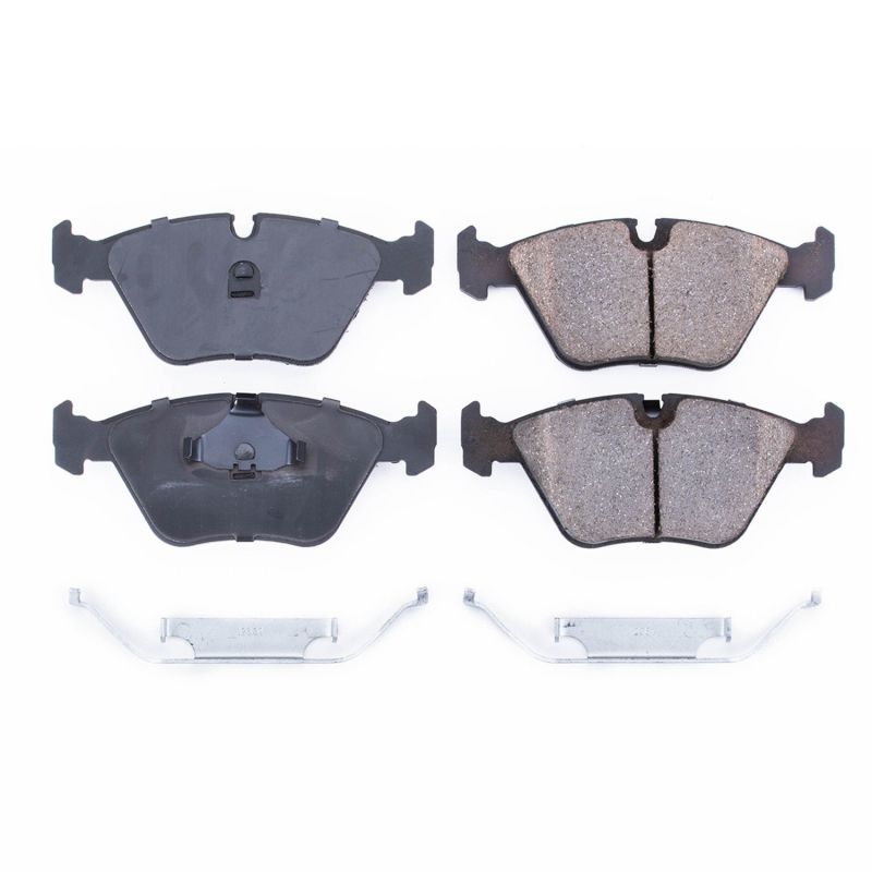 PSB Z17 Evolution Brake Pads - Power Stop 89-91 Audi 200 Front Z17 Evolution Ceramic Brake Pads w/Hardware