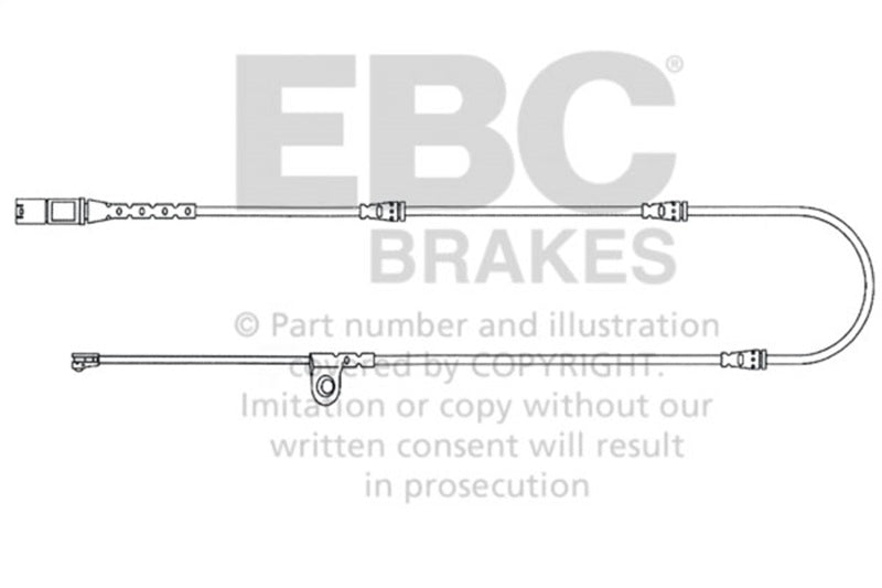 EBC Wear Leads - EBC 2010-2014 BMW X5 3.0L Turbo Front Wear Leads