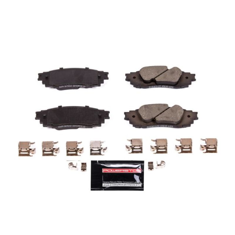 PSB Z23 Evolution Brake Pads - Power Stop 2019 Lexus ES300h Rear Z23 Evolution Sport Brake Pads w/Hardware