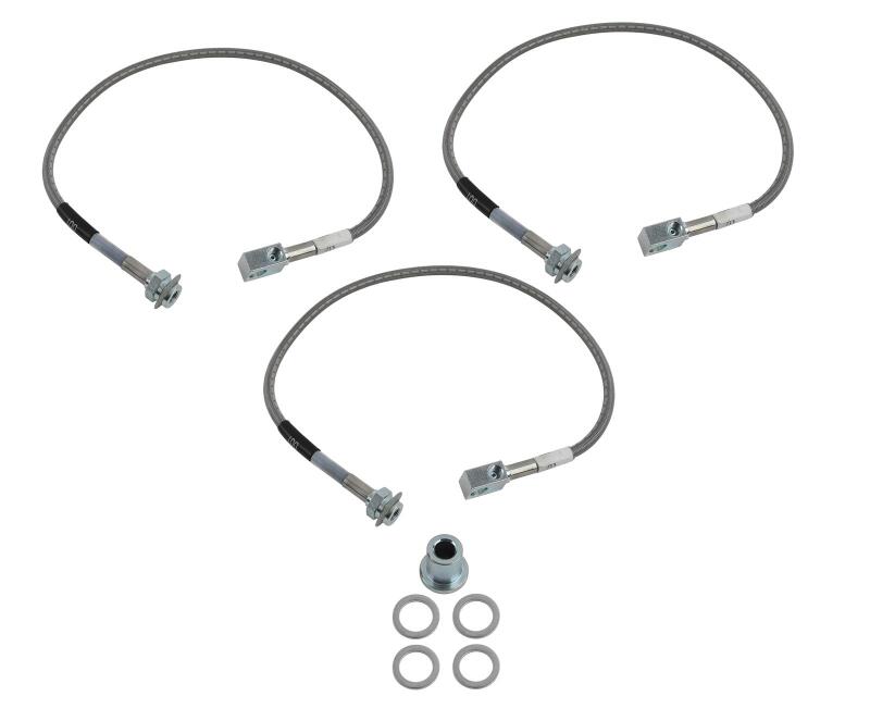 RUS Brake Line Kits - Russell Performance 82-86 Jeep CJ5/CJ7/CJ8 with 4in lift Brake Line Kit