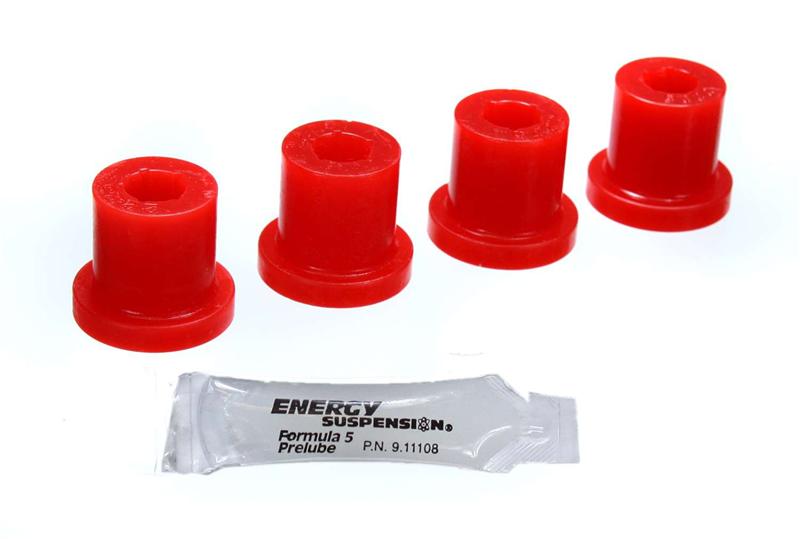 ES Spring/Shackle Bush - Red - Energy Suspension Aftermarket Shackle Set - Red