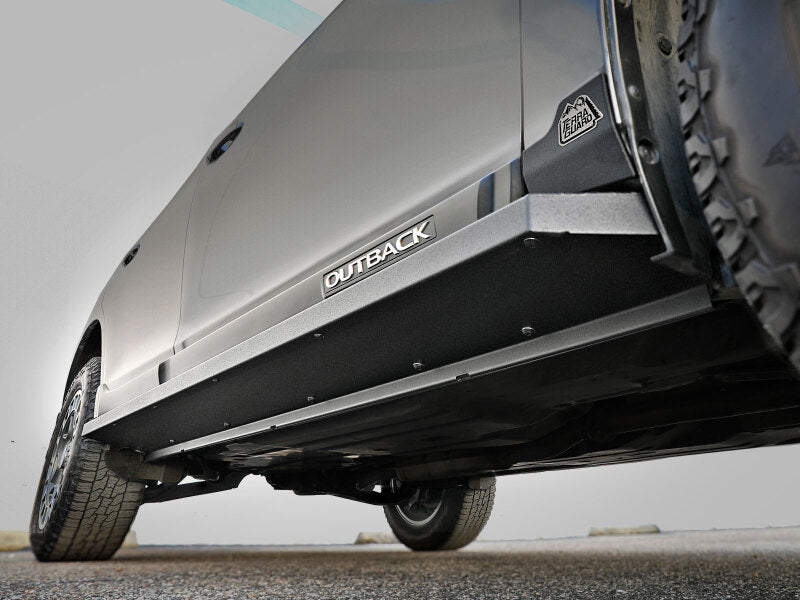 AFE Off-Road Sliders - aFe POWER 15-19 Subaru Outback H4 2.5L / H6 3.6L Terra Guard Trail Steps - Black