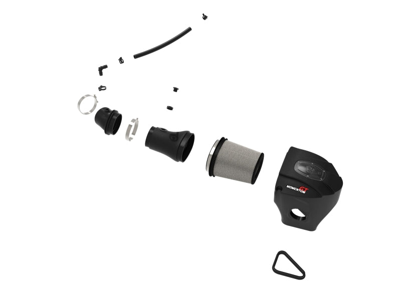 AFE Momentum GT Cold Air Intakes - aFe Momentum GT Pro DRY S Air Intake System, 17-20 Dodge Challenger / Charger SRT Hellcat