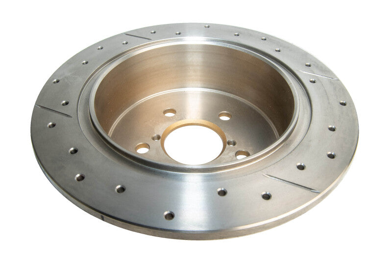 DBA Street Slot&Drill Rotors - DBA 05-08 Subaru Outback Rear Drilled & Slotted Street Series Rotor