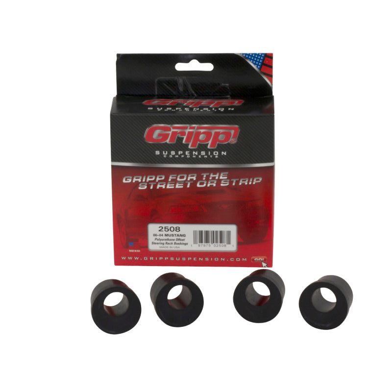 BBK Steering Rack Bushings - BBK 86-04 Mustang Offset Polyurethane Steering Rack Bushings (4pc)