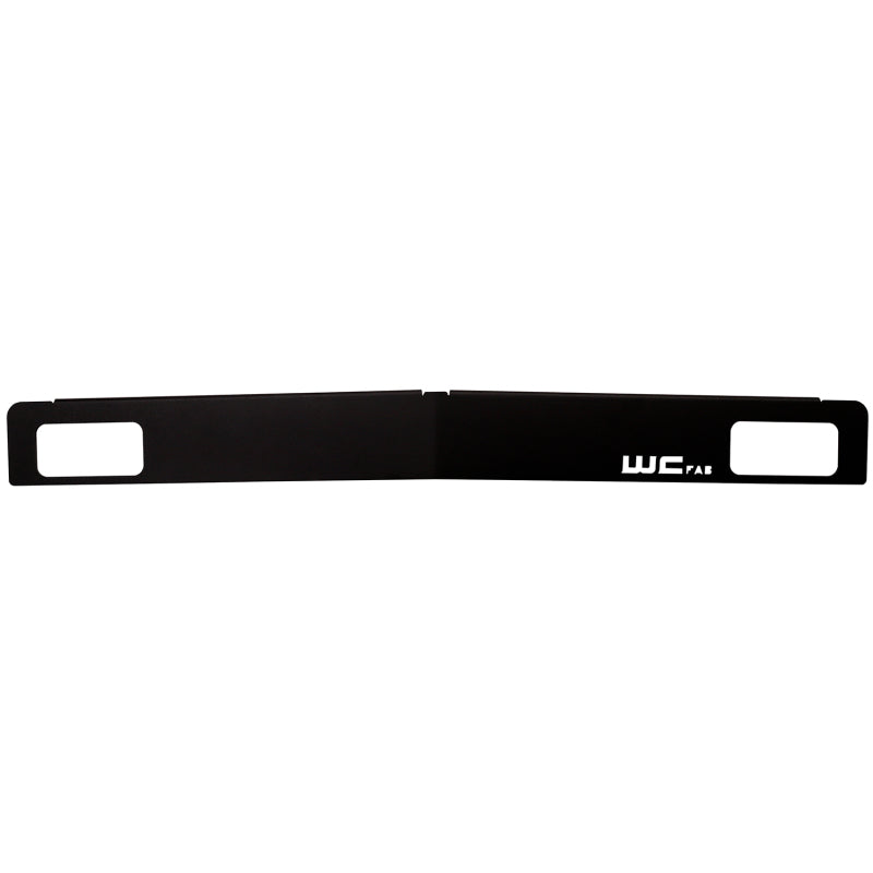 WCF Bumper Grilles - Wehrli 15-19 Chevrolet 2500/3500 Front Bumper Valance Filler Panel Kit w/Tow Hooks - Raw Finish