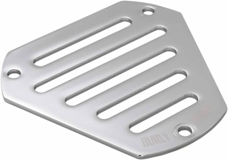 BUR Air Cleaners - Burly Brand Hex Faceplate Slotted - Chrome