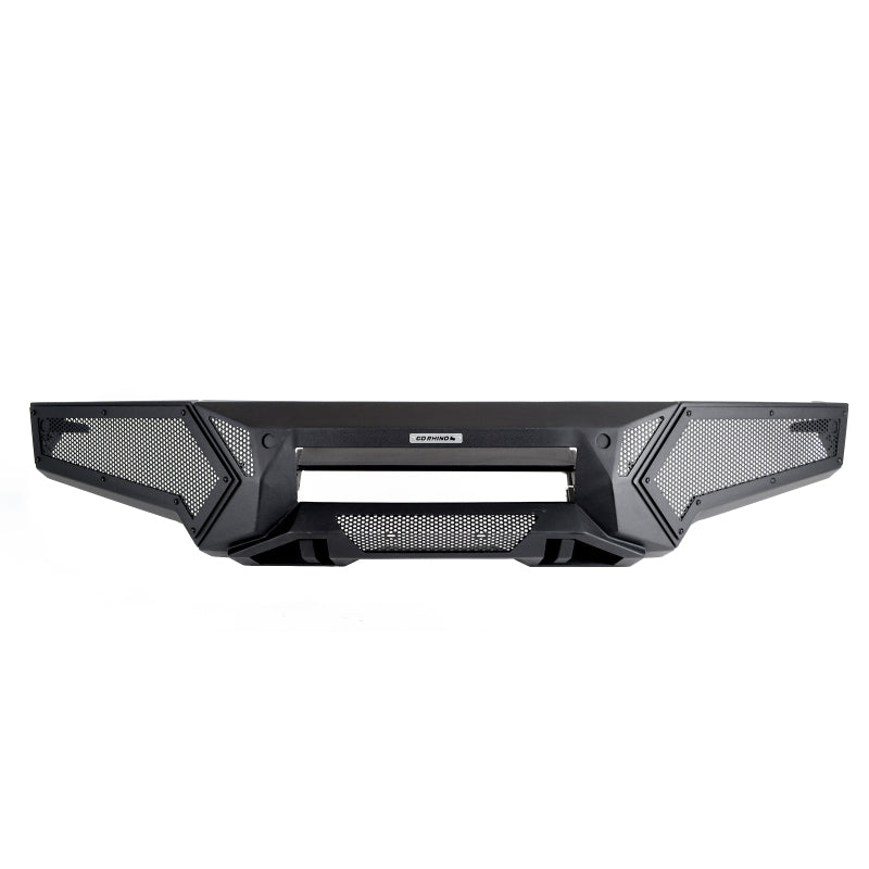 GOR Element Bumper - Go Rhino 19-24 Ram 1500 (Excl. Rebel/Warlock/TRX) Element Front Bumper w/Pwr Bar - Tex. Blk