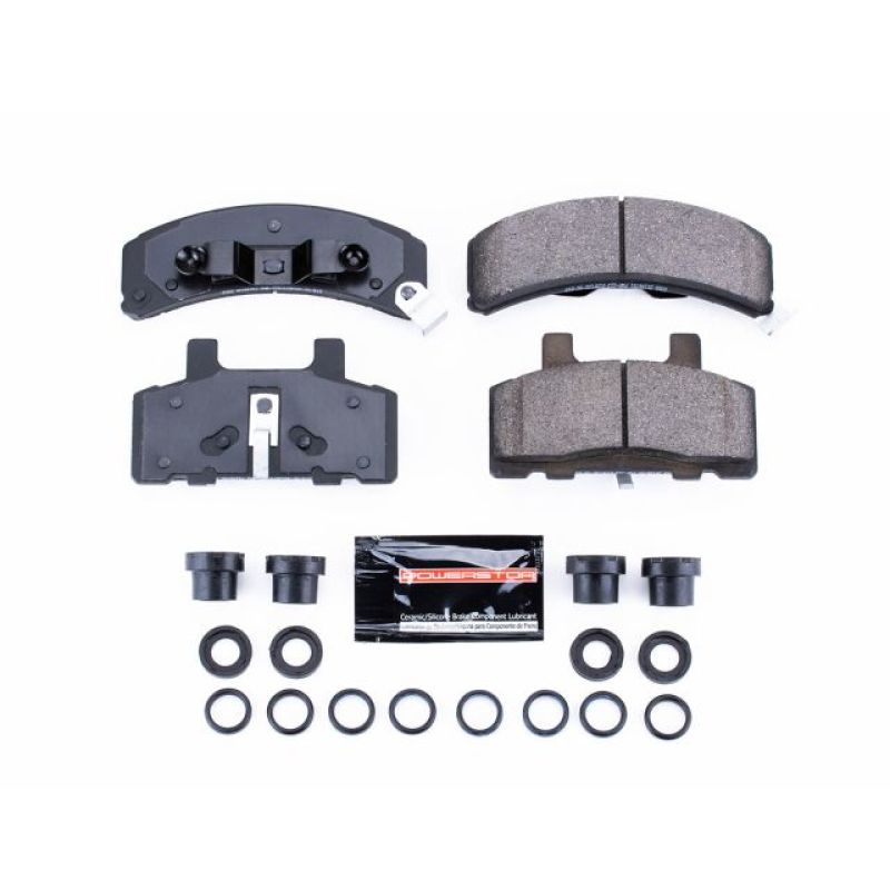PSB Z23 Evolution Brake Pads - Power Stop 88-91 Chevrolet C1500 Front Z23 Evolution Sport Brake Pads w/Hardware