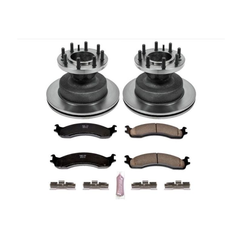 PSB Autospecialty Rotor - Power Stop 03-07 Ford E-450 Super Duty Front Autospecialty Brake Kit