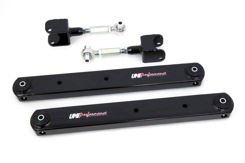 UMI Control Arm Kits - UMI Performance 68-72 GM A-Body Rear Control Arm Kit Fully Boxed Lowers Adjustable Uppers