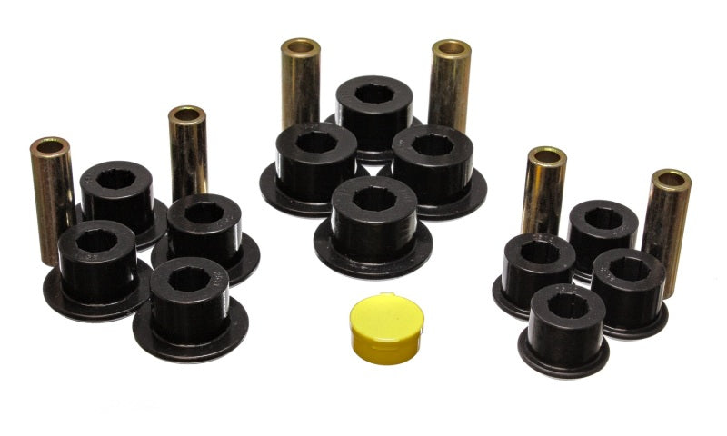 ES Spring/Shackle Bush - Black - Energy Suspension Chevy Rear Leaf Spring Set - Black