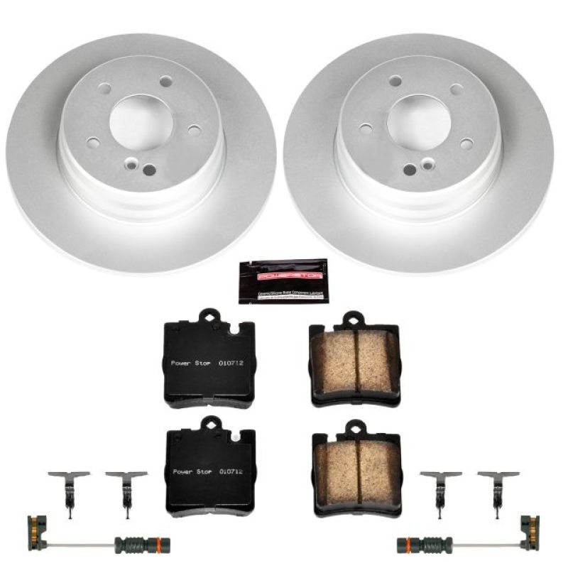 PSB Z23 Evolution Coated Kit - Power Stop 01-02 Mercedes-Benz E430 Rear Z23 Evolution Sport Coated Brake Kit