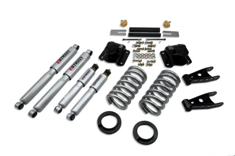 BT Lower Kit w SP Shocks - Belltech LOWERING KIT WITH SP SHOCKS