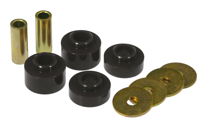 PRO Transmission Mounts - Blk - Prothane 99-04 Ford Mustang Cobra IRS Diff Bushings - Black