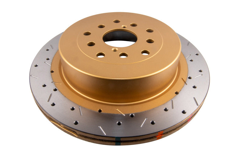 DBA 4000 Slot&Drill Rotors - DBA 01-07 Subaru WRX/STI 10 Stud Hole Rear Drilled & Slotted 4000 Series Rotor