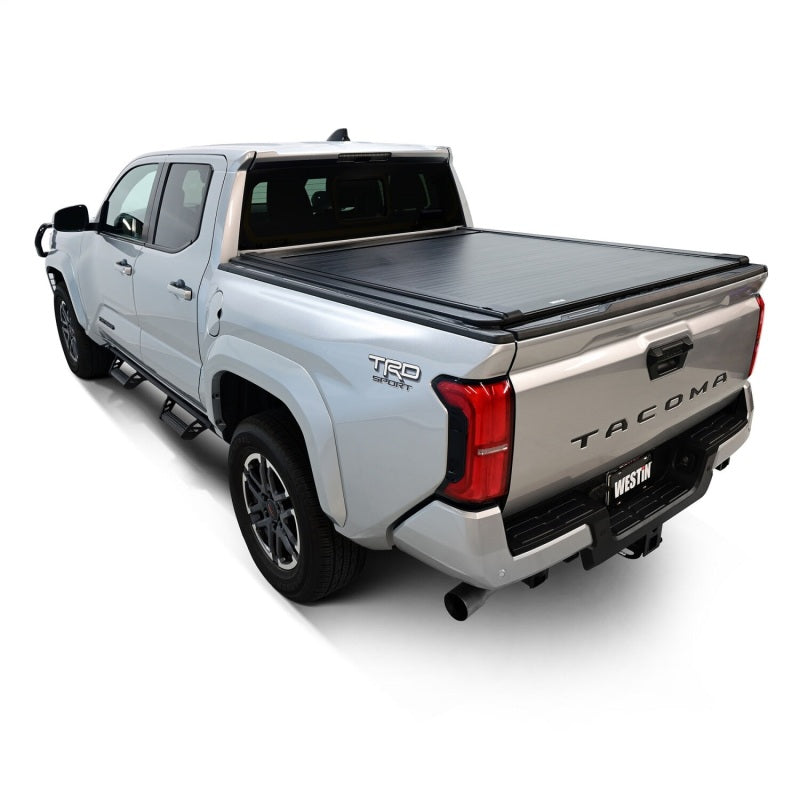 WES Electric Retractable Tonneau - Westin 24-26 Toyota Tacoma 5ft. Bed Electric Retractable Tonneau Cover - Black