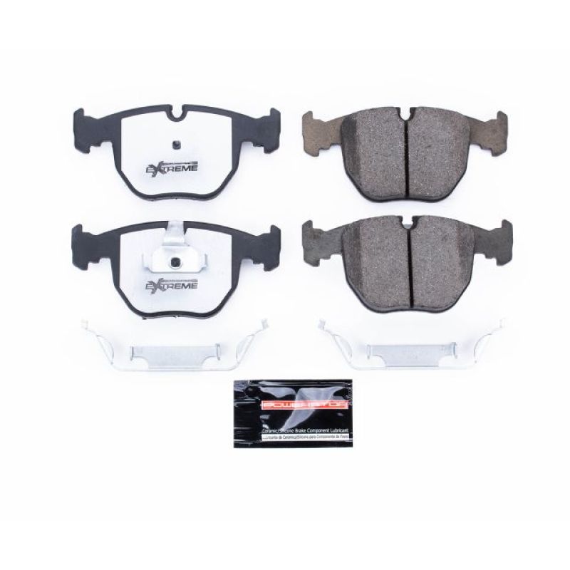 PSB Z26 Extreme Brake Pads - Power Stop 01-03 BMW 530i Front Z26 Extreme Street Brake Pads w/Hardware