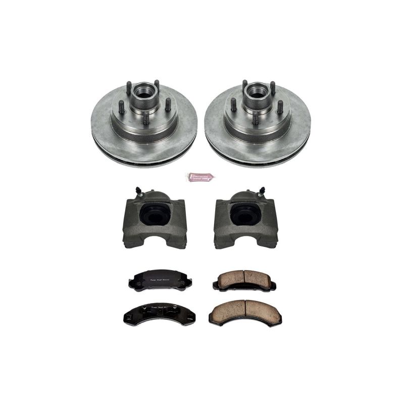 PSB Autospecialty Kit w/Cals - Power Stop 91-94 Ford Explorer Front Autospecialty Brake Kit w/Calipers