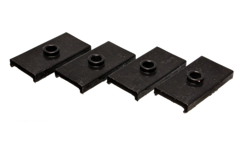 ES Leaf Spring Pads - Black - Energy Suspension 62-80 MG MGB Black Rear Leaf Spring Pad Set