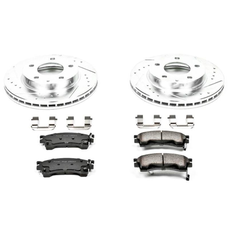 PSB Z23 Evolution Kit - Power Stop 93-97 Ford Probe Front Z23 Evolution Sport Brake Kit
