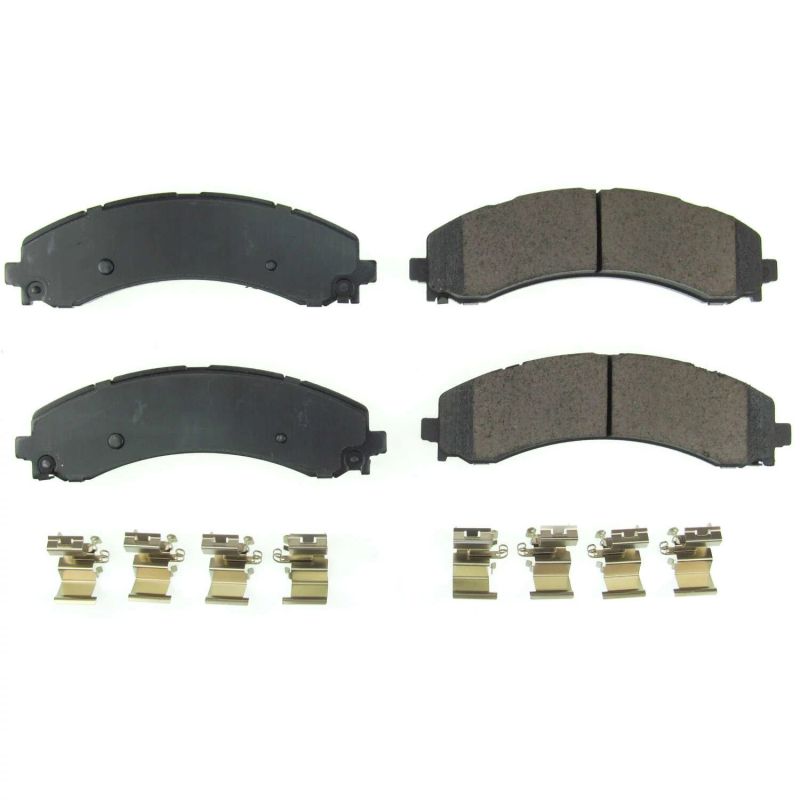 PSB Z17 Evolution Brake Pads - Power Stop 2019 Ram 3500 Rear Z17 Evolution Ceramic Brake Pads w/Hardware