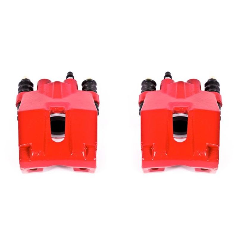 PSB Red Calipers - Power Stop 04-11 Ford F-150 Rear Red Calipers w/o Brackets - Pair