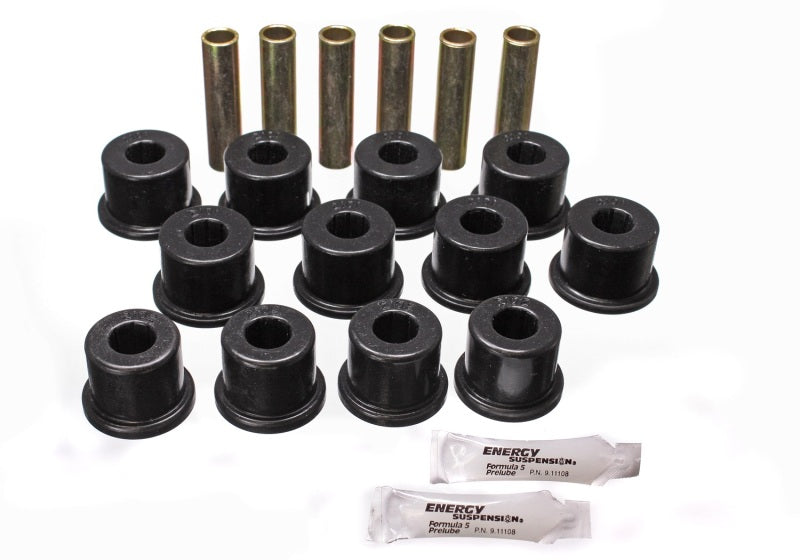 ES Spring/Shackle Bush - Black - Energy Suspension Rear Spring Set - Black