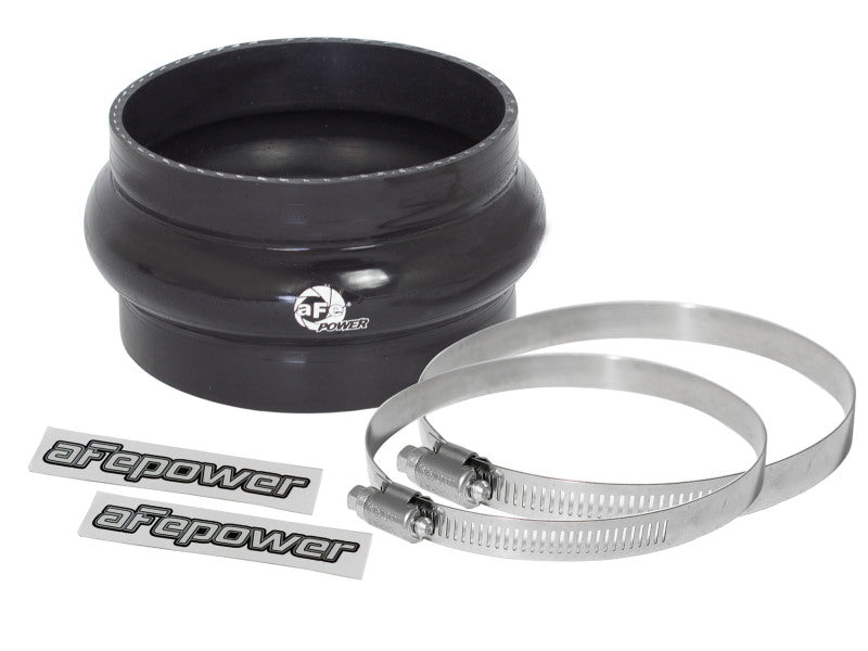 AFE Elbow Reducing Couplers - aFe MagnumFORCE Coupling Kit 4in ID x 2.5in L Hump (Silicone)
