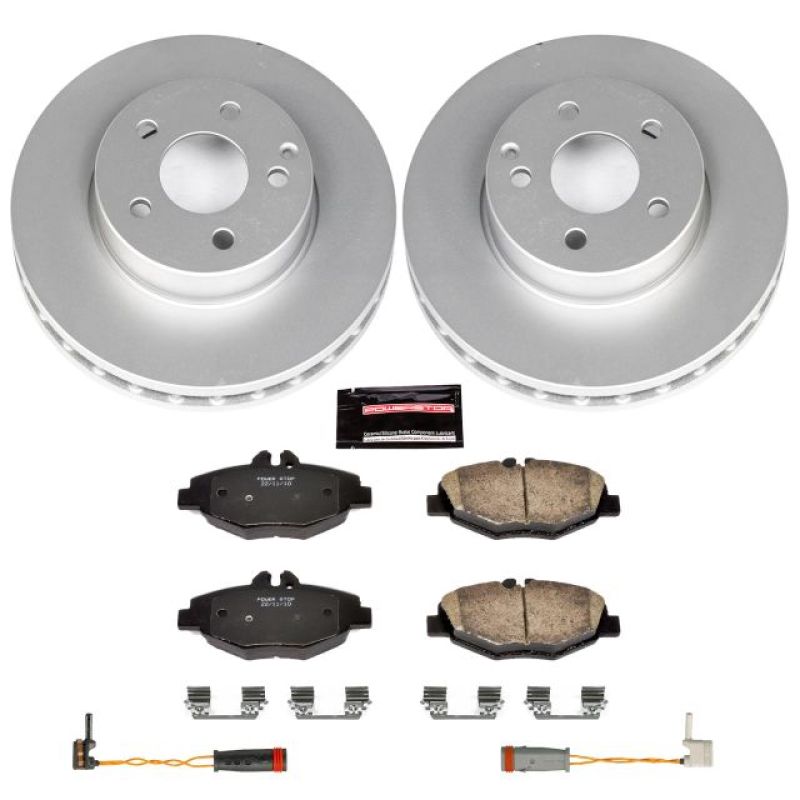 PSB Z23 Evolution Coated Kit - Power Stop 03-05 Mercedes-Benz E320 Front Z23 Evolution Sport Coated Brake Kit