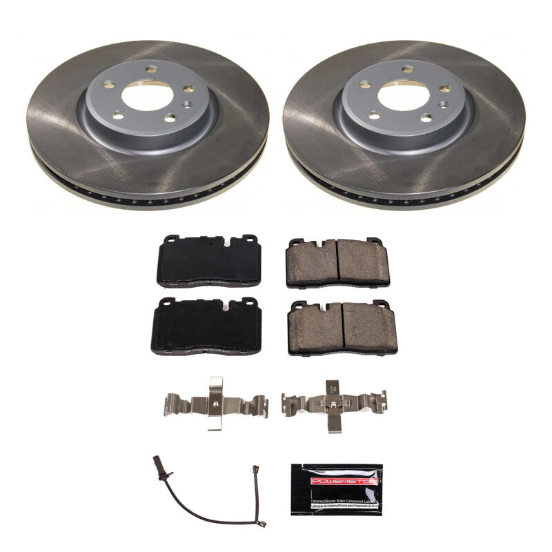 PSB Semi-Coated Rotor Kits - Power Stop 2013 Audi Q5 Front Semi-Coated Rotor Kit
