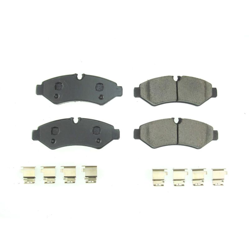 PSB Z17 Evolution Brake Pads - Power Stop 2019 Freightliner Sprinter 1500 Rear Z17 Evolution Ceramic Brake Pads w/Hardware