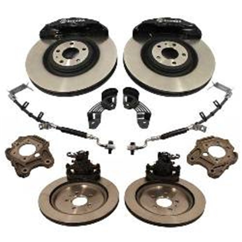 FR Brake Upgrade Kits - Ford Racing 2005-2014 Mustang Six Piston 15-inch Brake Upgrade Kit