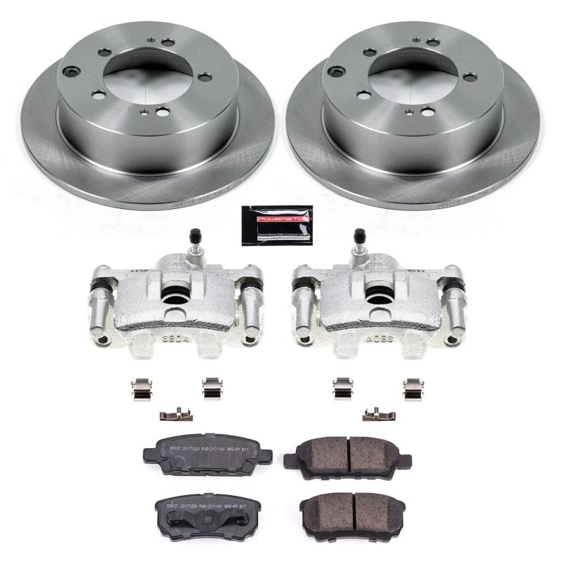 PSB Autospecialty Kit w/Cals - Power Stop 04-06 Mitsubishi Lancer Rear Autospecialty Brake Kit w/Calipers