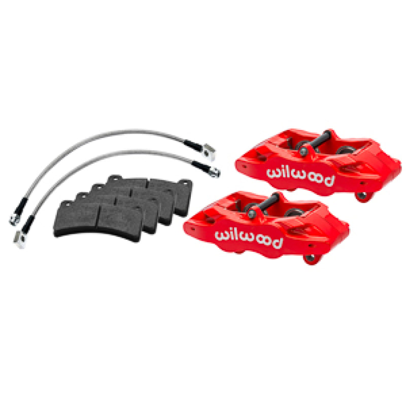 WIL DPC56 Brake Kit - Wilwood 97-04 Chevrolet Corvette C5 DPC56 Rear Caliper Kit - Red