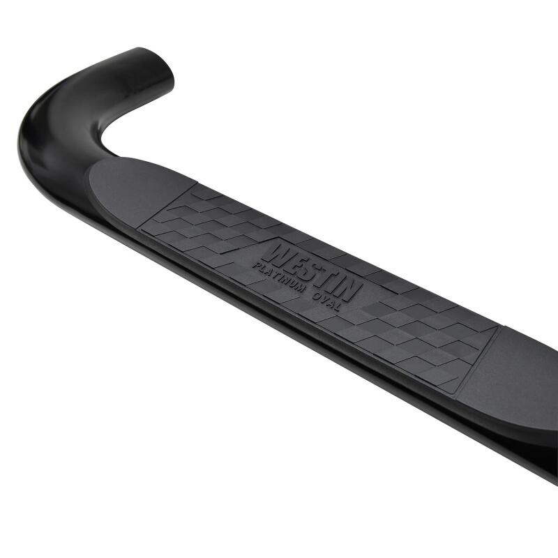 WES Nerf Bars - Platinum 4 - Westin 19-22 Chev/GMC Silverado/Sierra 1500 DC (No 2019 Ltd) Platinum 4 Oval Nerf Step Bars - Blk