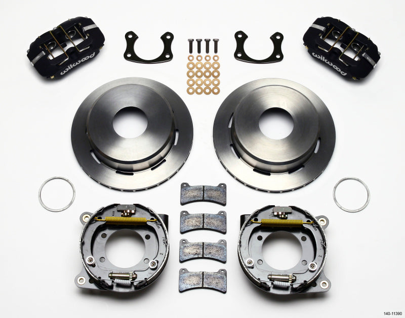 WIL Dynapro Brake Kit - Wilwood Dynapro Low-Profile 11.00in P-Brake Kit New Big Ford 2.50in Offset