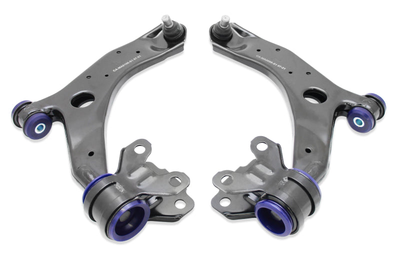 SPR Control Arms - Front - SuperPro 10-14 Mazda3 Front Lower Control Arm Set W/ Sp Bushings