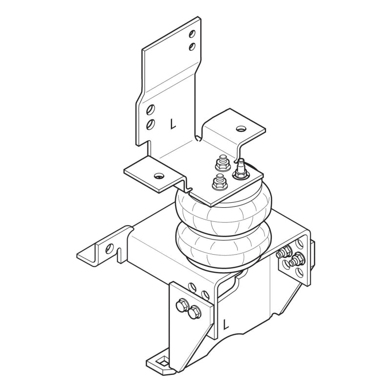 FIR Ride-Rite Kits - Rear - Firestone Ride-Rite Air Helper Spring Kit Rear 94-02 Dodge RAM 3500 Cab Chassis (W217602220)